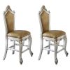 Butterscotch and Antique Pearl Armless Counter Height Chairs (Set-2)