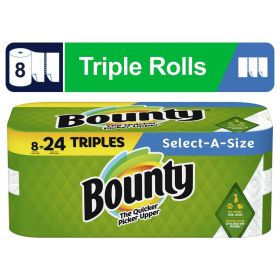Select-a-Size Paper Towels, 8 Triple Rolls, White