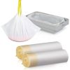 1.6mil thick garbage bag 8 gallons (20 * 27 inches), 200 kitchen garbage bags, with quick garbage packaging drawstring, suitable for kitchen