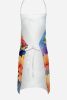 Chrysanthemums in Watercolor Apron Cooking Kitchen Server Baking Crafts Gardening for Adult Women Men, Unisex, Large, Multicolor