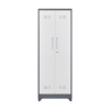 Metal Storage Cabinets, Cleaning Tool Cabinet with Locking Door, Tall Broom Tool Organizer and Storage, Large Storage Cabinet for Kitchen, Pantry