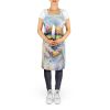 Alaskan Klee Kai Hippie Dawg Apron Cooking Kitchen Server Baking Crafts Gardening for Adult Women Men, Unisex, Large, Multicolor