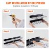 VEVOR Power Tool Organizer, 4 Slot, 2 Layers, 2 Pack Cordless Drill Holder Wall Mount, Battery Charging Station Storage Rack