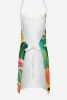 Lilies in Watercolor Apron Cooking Kitchen Server Baking Crafts Gardening for Adult Women Men, Unisex, Large, Multicolor