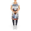 Miniature Pinscher The Chef Apron Cooking Kitchen Server Baking Crafts Gardening for Adult Women Men, Unisex, Large, Multicolor