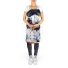 Japanese Chin The Chef Apron Cooking Kitchen Server Baking Crafts Gardening for Adult Women Men, Unisex, Large, Multicolor