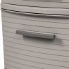 4 Drawer Weave Tower Dark Gray