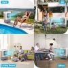 3 in 1 Portable Evaporative Cooler,Indoor,Outdoor,4118CFM Personal Air Cooler,Mechanical control ,13.2 Gal Large Water Tank & Scroll Casters