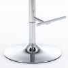 Swivel Velvet Barstools Adjusatble Seat Height from 25-33 Inch, Chrome base Bar Stools with Backs Comfortable Tufted for Home Pub and Kitchen Island