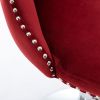 Swivel Velvet Barstools Adjusatble Seat Height from 25-33 Inch, Chrome base Bar Stools with Backs Comfortable Tufted for Home Pub and Kitchen Island