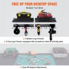 VEVOR Power Tool Organizer, 4 Slot, 2 Layers, 2 Pack Cordless Drill Holder Wall Mount, Battery Charging Station Storage Rack