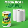 Full Sheet Paper Towels, 6 Mega Rolls, White