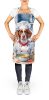 Brittany Spaniel The Chef Apron Cooking Kitchen Server Baking Crafts Gardening for Adult Women Men, Unisex, Large, Multicolor