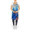 Dolphin Apron Cooking Kitchen Server Baking Crafts Gardening for Adult Women Men, Unisex, Large, Multicolor