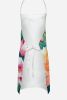 Indiana Peonies in Watercolor Apron Cooking Kitchen Server Baking Crafts Gardening for Adult Women Men, Unisex, Large, Multicolor