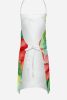 Poinsettias in Watercolor Apron Cooking Kitchen Server Baking Crafts Gardening for Adult Women Men, Unisex, Large, Multicolor