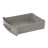 4 Drawer Weave Tower Dark Gray
