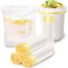 1.6mil thick garbage bag 8 gallons (20 * 27 inches), 200 kitchen garbage bags, with quick garbage packaging drawstring, suitable for kitchen