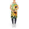Maryland Black-Eyed Susans in Watercolor Apron Cooking Kitchen Server Baking Crafts Gardening for Adult Women Men, Unisex, Large, Multicolor