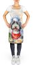 Bearded Collie The Chef Apron Cooking Kitchen Server Baking Crafts Gardening for Adult Women Men, Unisex, Large, Multicolor