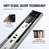 VEVOR 6 Pairs of 14 Inch Drawer Slides Side Mount Rails, Heavy Duty Full Extension Steel Track