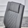 Comes with faux leather cushioned seats, living room chairs with metal legs, suitable for kitchen, living room, bedroom, and dining room side chairs